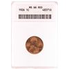 Image 1 : 1926 Lincoln Wheat Cent Coin ANACS MS66RD