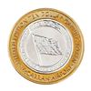 Image 1 : .999 Silver McCarran International Airport Las Vegas, NV $10 Limited Gaming Token