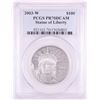 Image 1 : 2003-W $100 Proof American Platinum Eagle Coin PCGS PR70DCAM