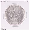 Image 1 : 1910 Mexico Un Peso Silver Coin