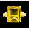 Image 1 : 14KT Yellow Gold Ladies 8.00 ctw Citrine Ring