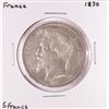 Image 1 : 1870 France 5 Francs Napoleon Silver Coin