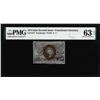 Image 1 : 1863 Ten Cents Second Issue Fractional Note Fr.1235 PMG Choice Uncirculated 63EPQ