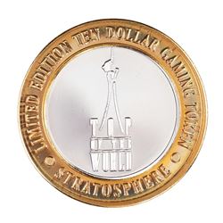 .999 Silver Stratosphere Las Vegas, NV $10 Casino Limited Edition Gaming Token