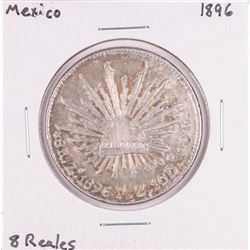 1896 Mexico 8 Reales Silver Coin