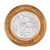 Image 1 : .999 Fine Silver Flamingo Las Vegas, Nevada $10 Limited Edition Gaming Token