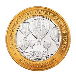 .999 Silver Sands Regency Reno, Nevada $10 Casino Limited Edition Gaming Token