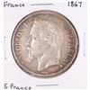 Image 1 : 1867 France 5 Francs Silver Coin