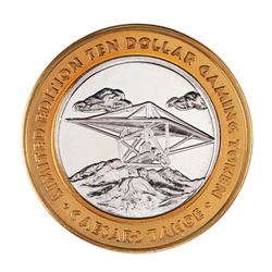 .999 Silver Caesars Palace Lake Tahoe, NV $10 Casino Limited Edition Gaming Token
