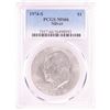 Image 1 : 1974-S $1 Eisenhower Silver Dollar Coin PCGS MS66