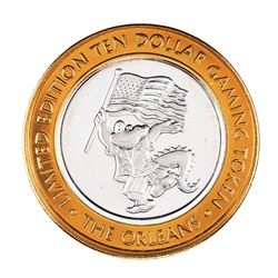.999 Silver The Orleans Hotel & Casino Las Vegas, NV $10 Casino Token Limited Edition