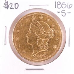 1856-S $20 Liberty Head Double Eagle Gold Coin