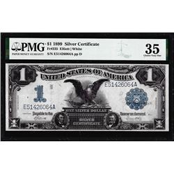 1899 $1 Black Eagle Silver Certificate Note Fr.235 PMG Choice Very Fine 35