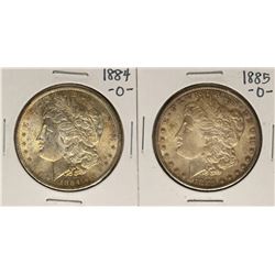 Lot of 1884-O of 1885-O $1 Morgan Silver Dollar Coins