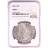 Image 1 : 1883-S $1 Morgan Silver Dollar Coin NGC AU55