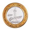 Image 2 : .999 Silver Stratosphere Las Vegas, NV $10 Casino Limited Edition Gaming Token