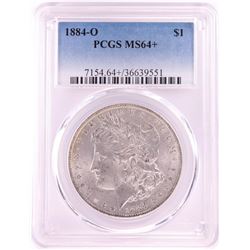 1884-O $1 Morgan Silver Dollar Coin PCGS MS64+