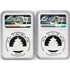Image 2 : Lot of (2) 2019 China 10 Yuan Silver Panda Coins NGC MS70 Early Releases