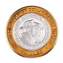 .999 Fine Silver Flamingo Las Vegas, Nevada $10 Limited Edition Gaming Token