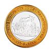 Image 1 : .999 Fine Silver Red Garter Wendover, Nevada $10 Limited Edition Gaming Token