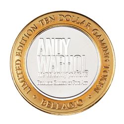 .999 Silver Bellagio Las Vegas, Nevada $10 Casino Limited Edition Gaming Token