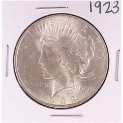 1923 $1 Peace Silver Dollar Coin