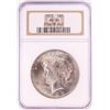 Image 1 : 1923 $1 Peace Silver Dollar Coin NGC MS65