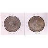 Image 2 : Lot of 1947-1948 Mexico Cuauhtemoc Cinco Pesos Silver Coins