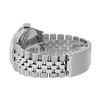 Image 7 : Rolex Mens Stainless Black Baguette Diamond Lugs Datejust Wristwatch