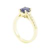 Image 4 : 1.74 ctw Blue Sapphire and Diamond Ring - 14KT Yellow Gold