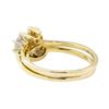 Image 3 : 0.65 ctw Diamond Ring & Wedding Band - 14KT Yellow Gold