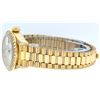 Image 9 : Rolex Ladies 18K Yellow Gold MOP Diamond Lugs President Wristwatch With Rolex Bo