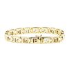 Image 2 : Greek Key Bracelet - 14KT Yellow Gold