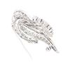 Image 2 : 5.64 ctw Diamond Pin - 18KT White Gold