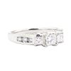 Image 1 : 0.94 ctw Diamond Ring - 14KT White Gold