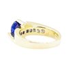 Image 3 : 2.14 ctw Sapphire And Diamond Ring - 14KT Yellow Gold