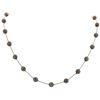 Image 2 : 28.5 ctw Diamond Necklace - 14KT Gold, White And Black Rhodium
