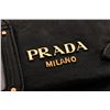 Image 7 : Prada Black Leather Studded Medium Satchel Bag