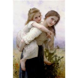 William Bouguereau - Not Too Much to Carry