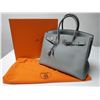 Image 1 : Hermes Dove Grey Birkin Bag 35cm