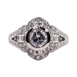 1.06 ctw Diamond Ring - Platinum