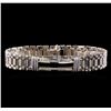 Image 1 : 0.88 ctw Diamond Bracelet - 14KT White Gold