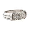 Image 1 : 0.55 ctw Diamond Ring - 18KT White Gold