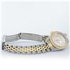 Image 9 : Rolex Ladies 2 Tone Yellow Gold 18K Gold Bezel Pink MOP Baguette Diamond Datejus