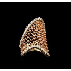 14KT Two-Tone Gold 1.63 ctw Diamond Ring