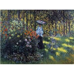 Claude Monet - Woman with a Parasol in the Garden of Argenteuil