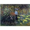 Image 1 : Claude Monet - Woman with a Parasol in the Garden of Argenteuil