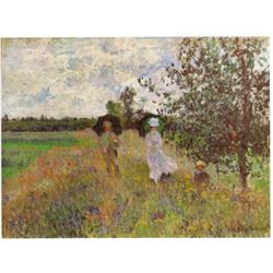 Claude Monet - Promenade a Argenteuil 1875