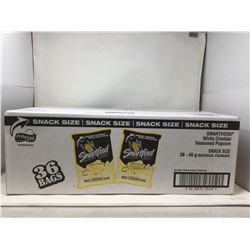 case of Smart food white cheddar popcorn 36x45g