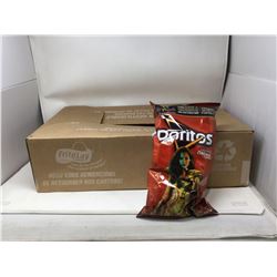 case of Doritos nacho cheese flavored chips 12x255g
